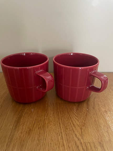 Marimekko tiiliskivi kahvikuppi 2dl punainen