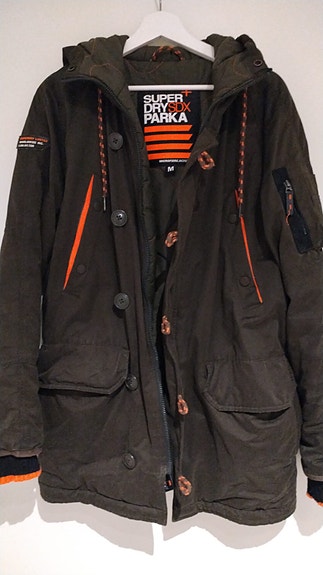 Superdry SDX Parka talvitakki M ruskea