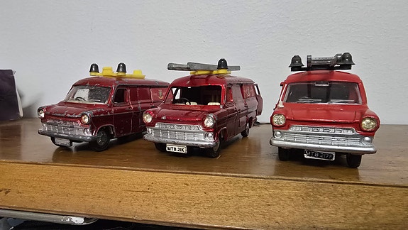 Dinky Toys Ford Transit Van x 3kpl