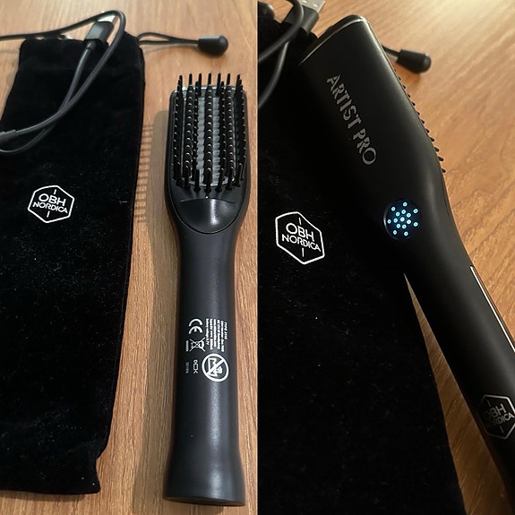 OBH Nordica Artist Pro hiusharja-/muotoiluharja musta