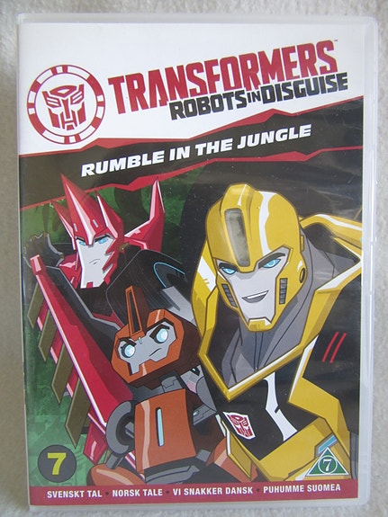 Tranformers Rumble in the Jungle dvd