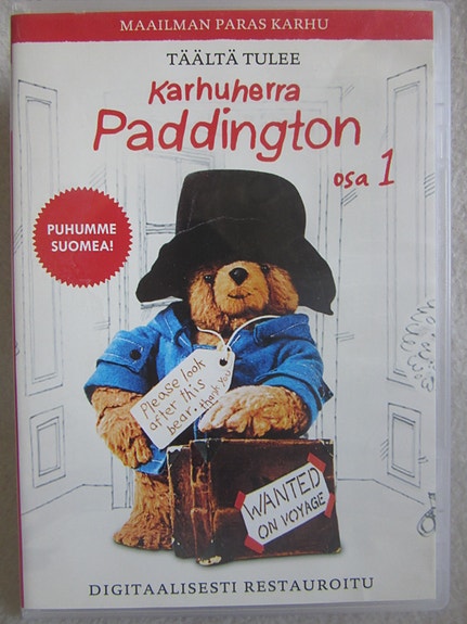Karhuherra Paddington osa 1 dvd