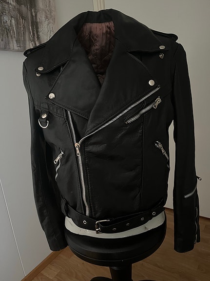 Nahkatakki/ Biker Rotsi/ Vintage Retro