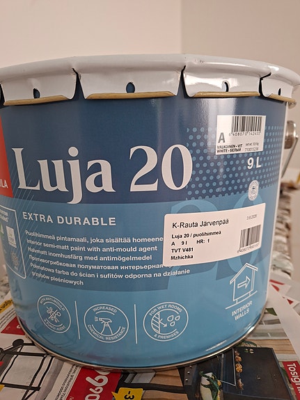 Tikkurilan Luja 20 maali 9l  V481