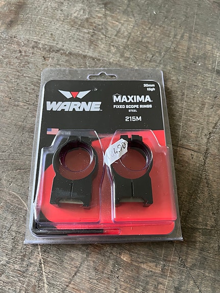 Warne Maxima 215M kiikarinjalat (30 mm, High)