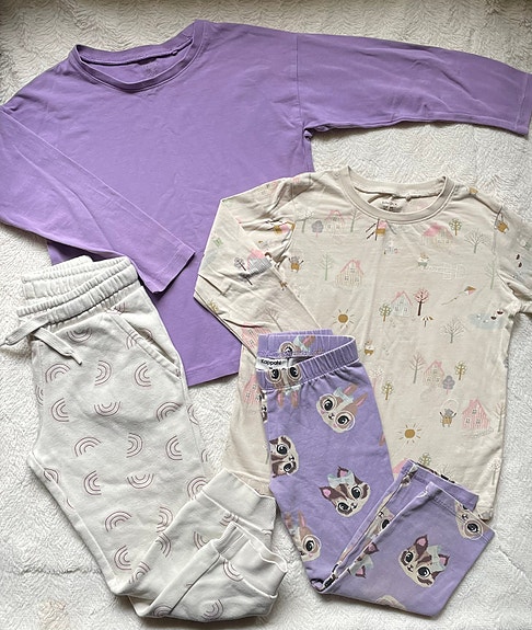 Lindex paidat ja kahdet housut 98/104