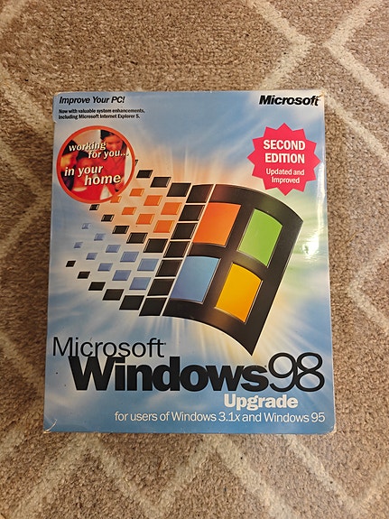 Microsoft Windows 98 Second Edition Upgrade