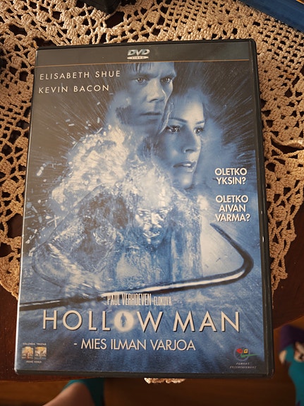 Hollow Man DVD erittäin hyvä kunto