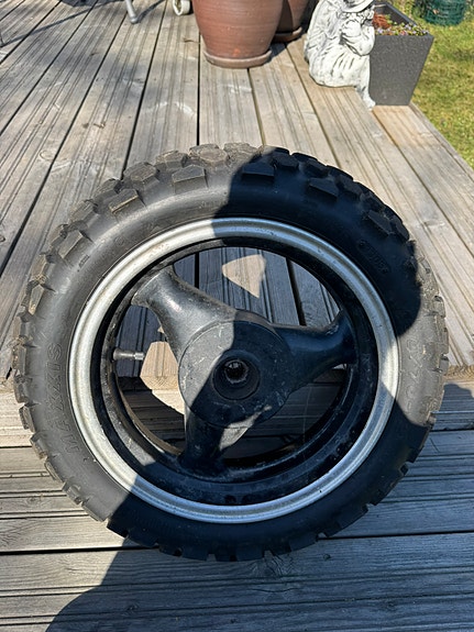 Skootterin Nappularengas Vanteella