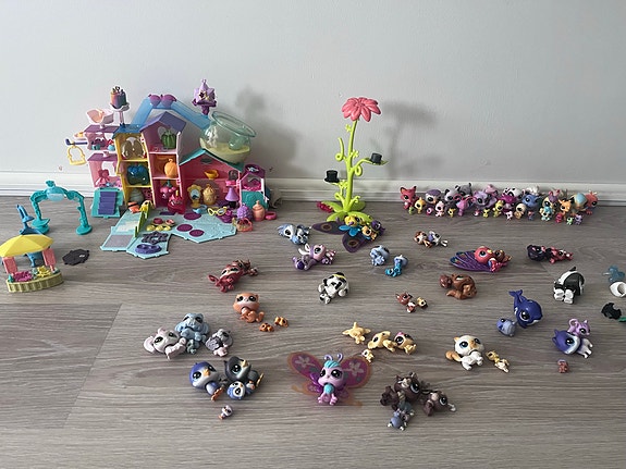 Littlest Pet Shop talo ja iso hahmopaketti