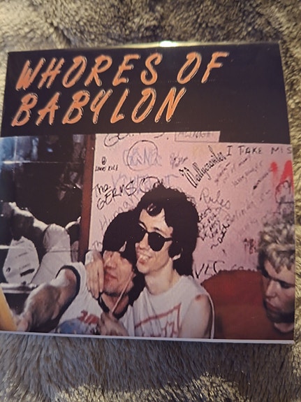 WHORES OF BABYLON s/t 1990 stiv bators dd ramone johnny thunders