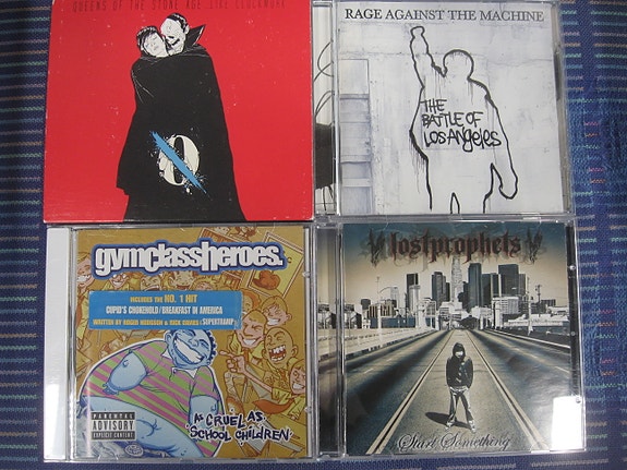 Rage Against The Machine, Gym Class Heroes, Napalm Death, Anathema