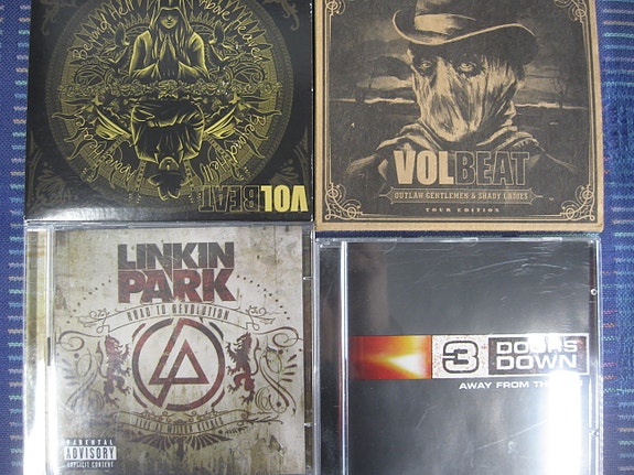 Volbeat, Linkin Park, 3 Doors Down, Paramore, Weezer, Good Charlotte