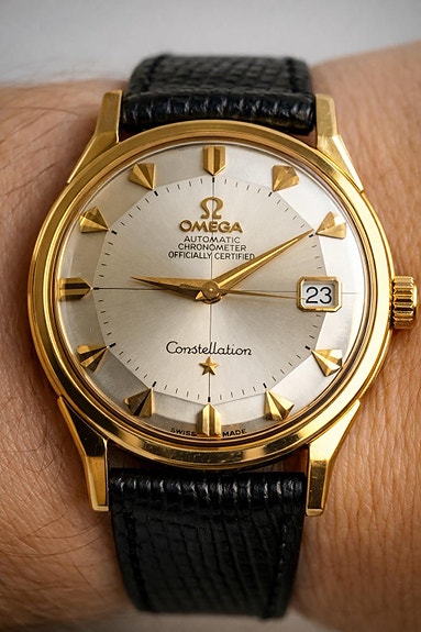 Ostetaan Omega Constellation Pie Pan – Kulta, hyvä hinta