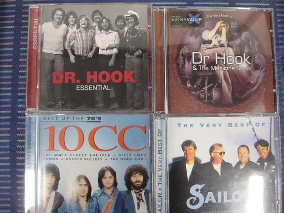 Dr. Hook, 10CC, Sailor, The Three Degrees, Four Tops, Odyssey, Demis Roussos