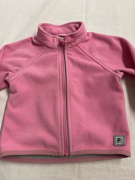 Pop windfleece 80cm vaaleanpunainen