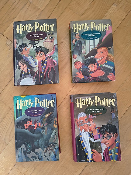 Harry Potter kirjasarja 2kpl.