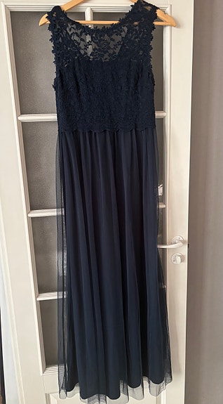 Vila juhlapuku M sininen + bolero