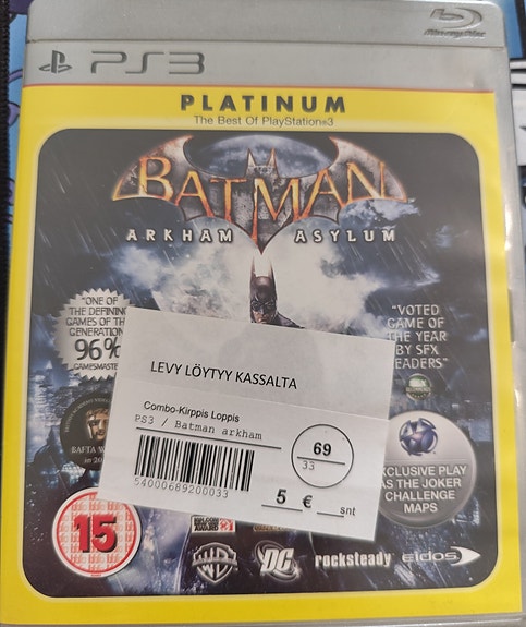 Batman: Arkham Asylum - Platinum (PS3)