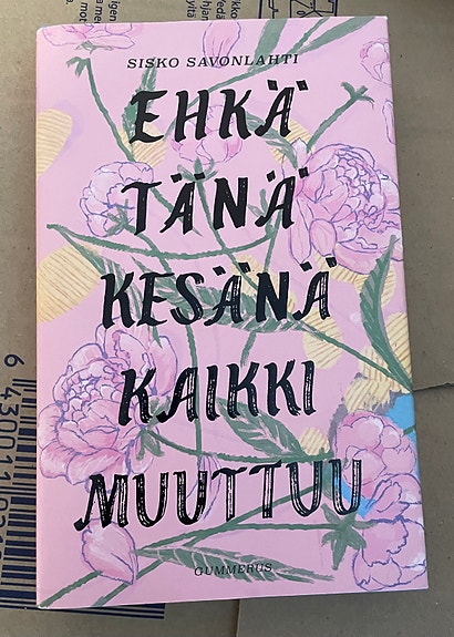 Sisko Savonlahti Ehkä tänä kesänä kaikki muuttuu -kirja