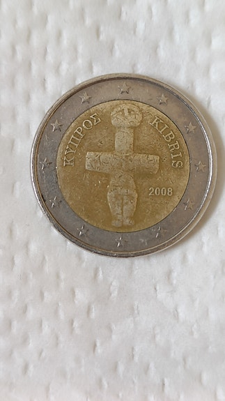Kypros 2e 2008 kolikko
