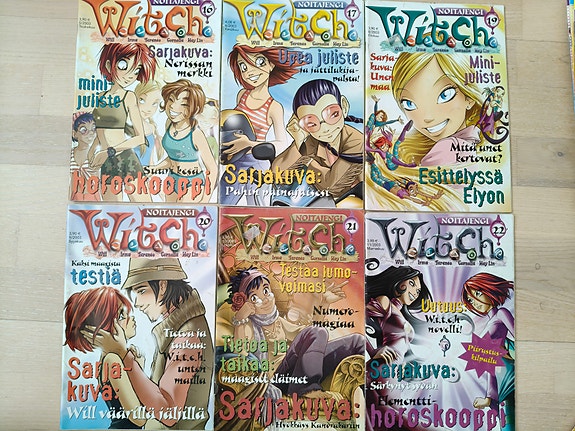 W.i.t.c.h. lehtiä 20-88 numeroita