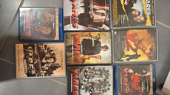 Vares elokuva DVD ja Blu-ray:t