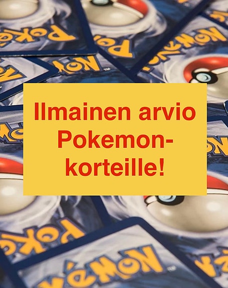 Arvioin ja ostan Pokemon kortteja!