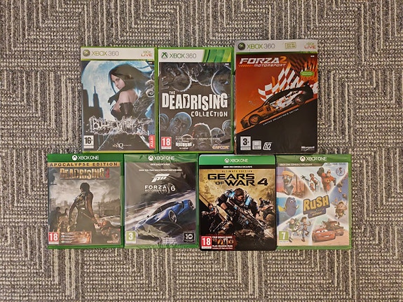 Xbox 360 ja Xbox One pelejä