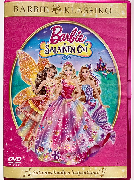 Barbie ja Salainen ovi DVD ja esite