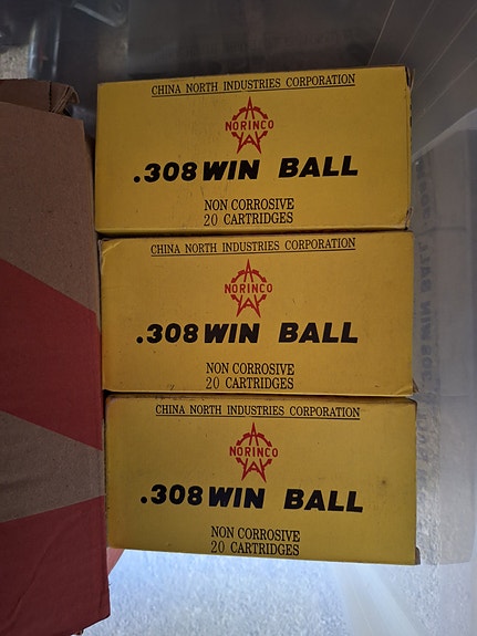 Kiväärin patruuna 308 WIN.