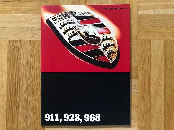 Esite Porsche 993 911 - 928 GTS - 968 - 968 CS vuodelta 1995