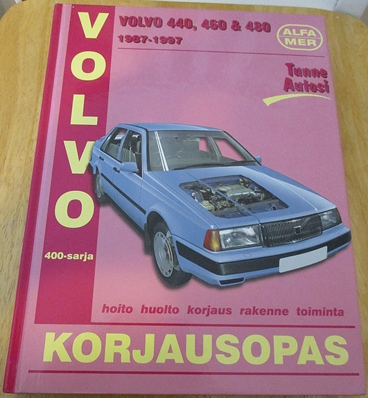Volvo 440 460 480 ES 1987-1997 Alfamer S117 korjausopas erittäin hyväkuntoinen
