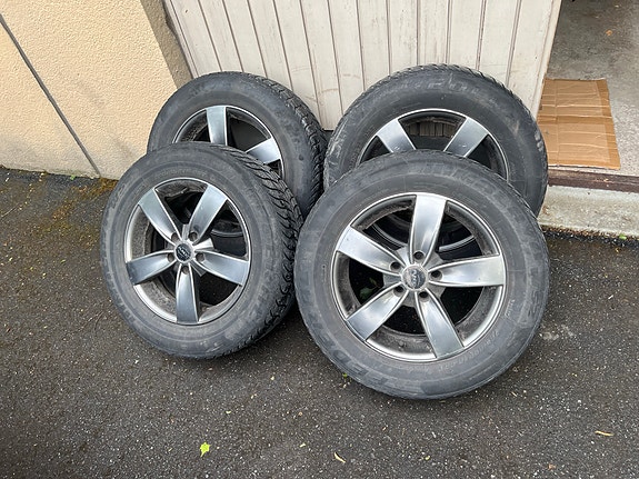 Tummanharmaat vanteet 16”