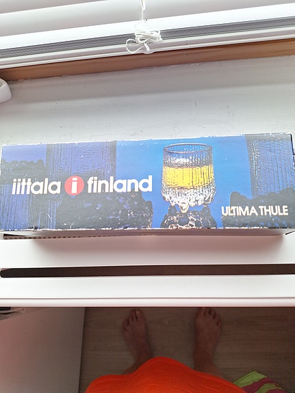 Iittala Ultima Thule juomalasit kirkas