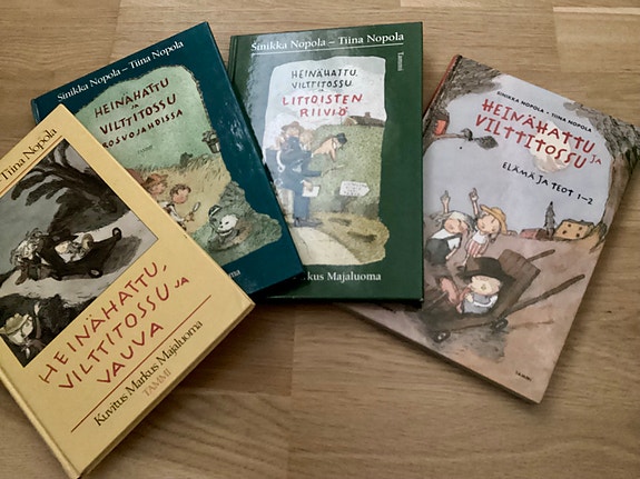 Heinähattu ja Vilttitossu -kirjat