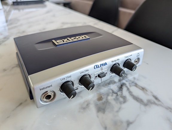 Lexicon Alpha USB audio interface