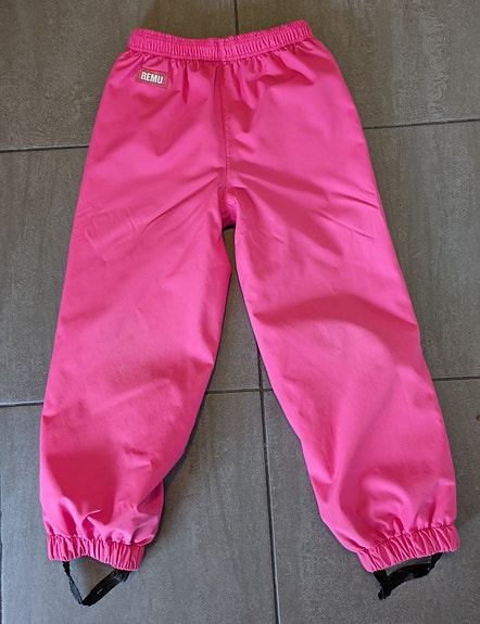 Remu Travalle pinkit välikausihousut 116cm