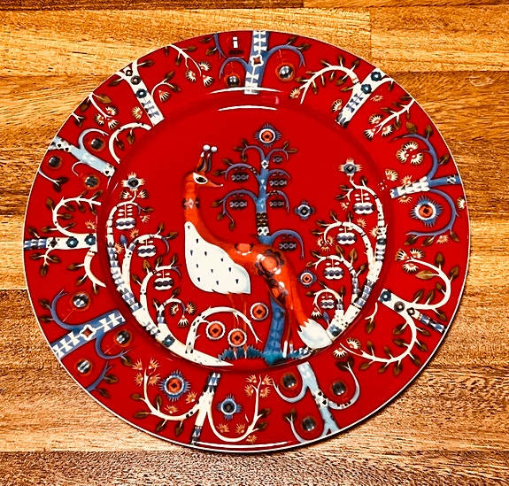 Iittala Taika lautanen punainen