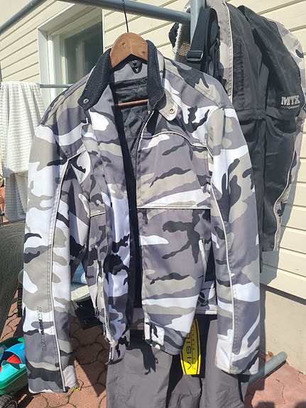 RPM Motowear ajopuku M harmaa camo