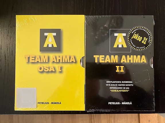 Team Ahma 1 ja 2 (DVD:t uusia)