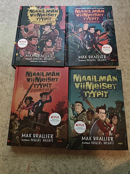 Max Brallier Maailman viimeiset tyypit kirjasarja 4 kirjaa