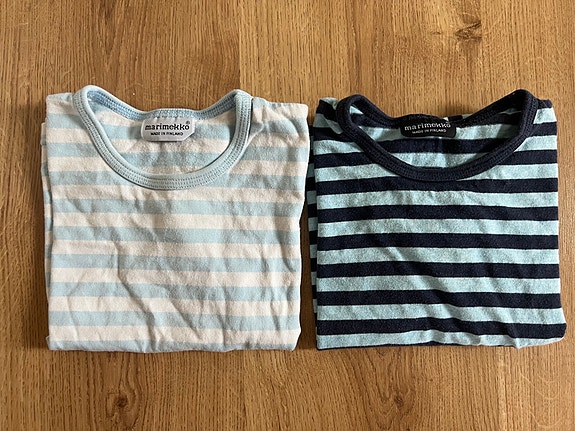 Marimekko lasten t-paidat 90 cm, 2 kpl