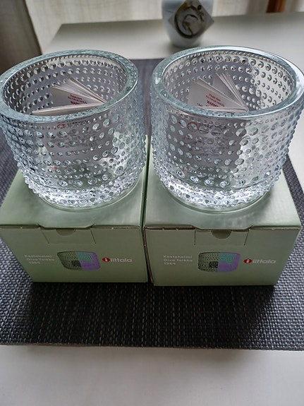 Iittala Kastehelmi tuikkukippo 2kpl, uusia