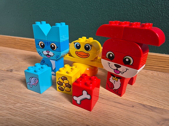 LEGO DUPLO My First Lemmikit – kissa, ankka ja koira