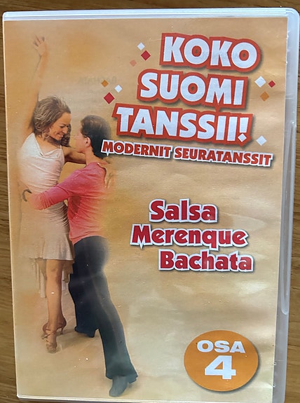 Koko Suomi tanssii  osa 4 - Modernit seuratanssit DVD (Salsa, Merengue, Bachata)