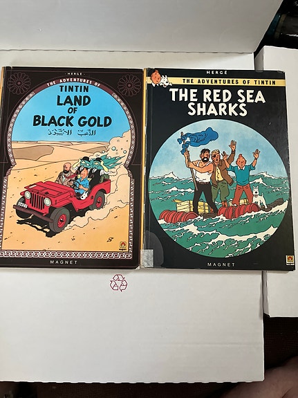 Tintin seikkailut englannin kieliset