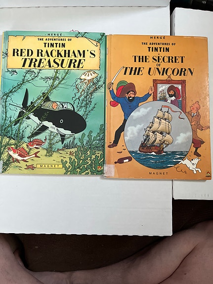 Tintin seikkailut englannin kieliset
