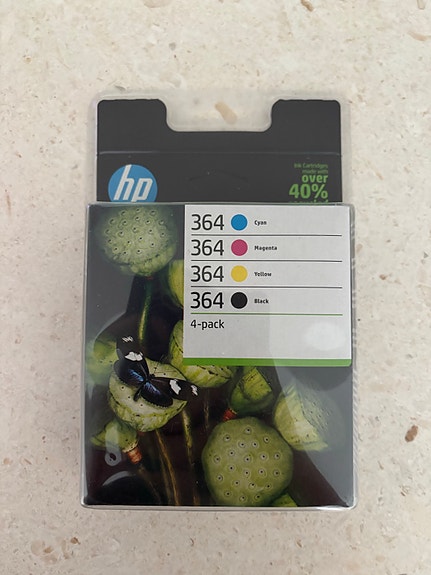 HP 364 mustepatruunat 4-pack
