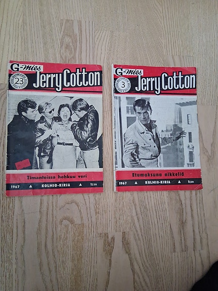 Jerry Cotton lehtiä 2kpl vuodelta 1967